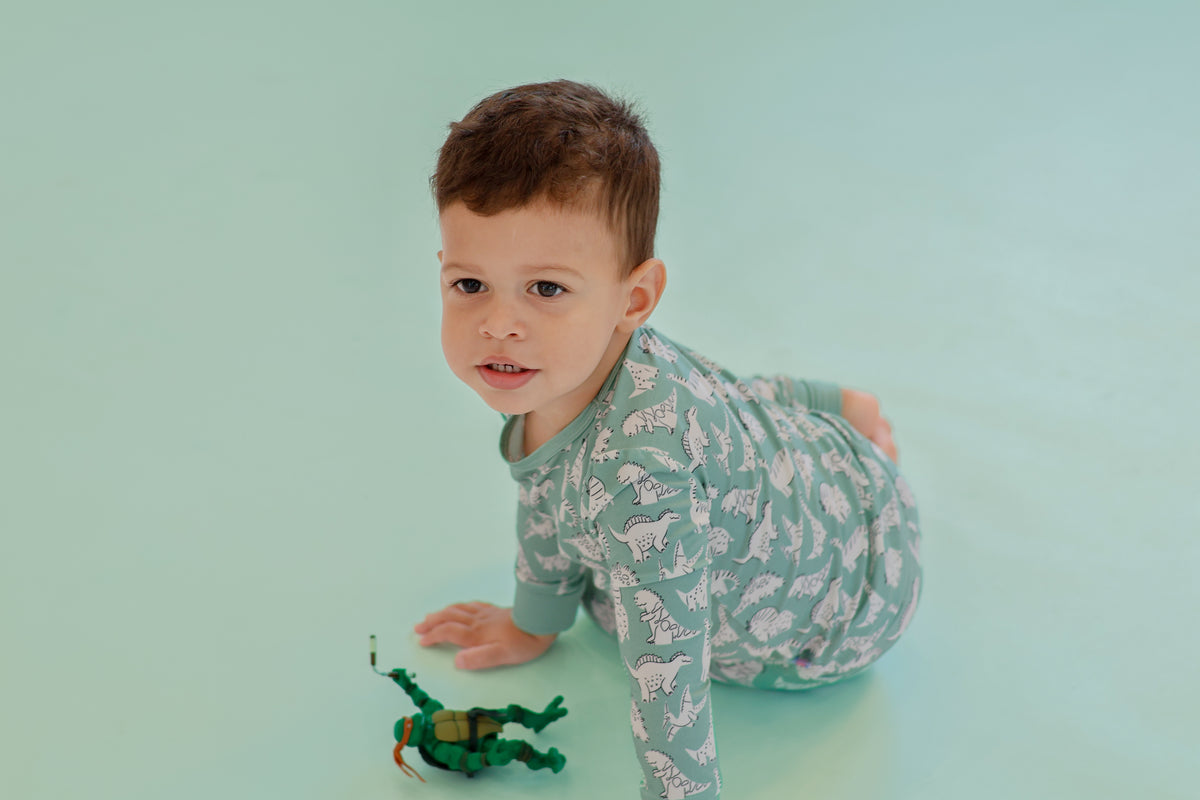 Scribble Dinos Long Sleeve Set