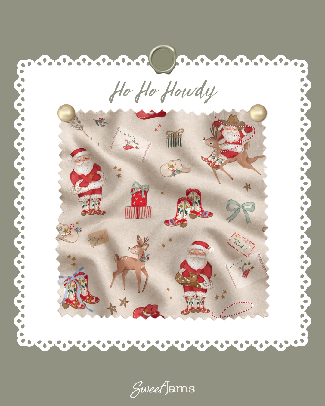 PREORDER | Ho Ho Howdy Toddler Short Set