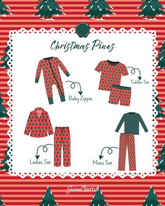 PREORDER | Christmas Pines Women's Long Sleeve Set