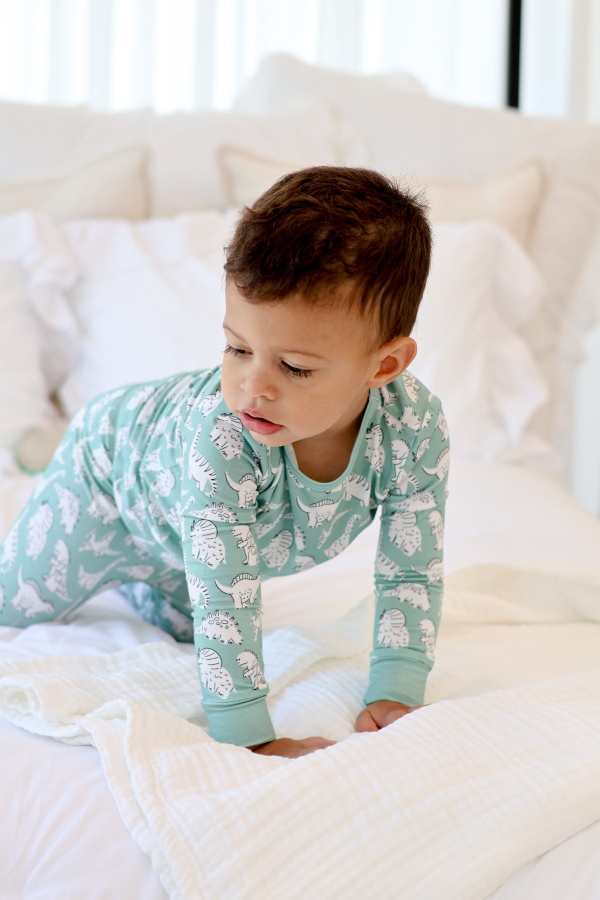 Scribble Dinos Long Sleeve Set